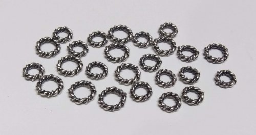 Judy Larson's Twisted Wire Jump Rings - , Findings & Components, Toggles & Clasps, Earwire & Headpin, Butane Torch, Soldering, Solder, , twisted wire jump rings